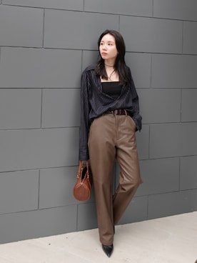 「AKTE（アクテ）のアイテム」を使った、momokoさん（レディース・155cm）の秋コーディネート