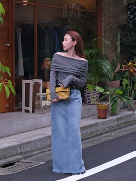 「AKTE（アクテ）のアイテム」を使った、momokoさん（レディース・155cm）の秋コーディネート