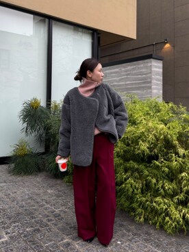 「AKTE（アクテ）のアイテム」を使った、momokoさん（レディース・155cm）の秋コーディネート