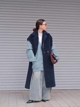 「アイテム（その他アウター）」を使った、momokoさん（レディース・155cm・20代）の秋コーディネート