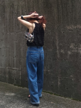 「AKTE（アクテ）のアイテム」を使った、momokoさん（レディース・155cm）の夏コーディネート