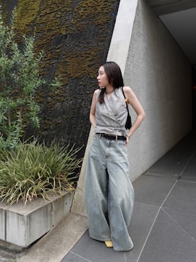 「AKTE（アクテ）のアイテム」を使った、momokoさん（レディース・155cm）の秋コーディネート