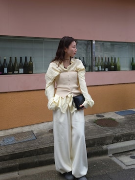 「AKTE（アクテ）のアイテム」を使った、momokoさん（レディース・155cm）の春コーディネート