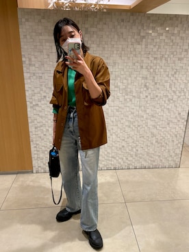 「MOUSSY（マウジー）のアイテム」を使った、mryさん（骨格ナチュラル・レディース・163cm）の秋コーディネート