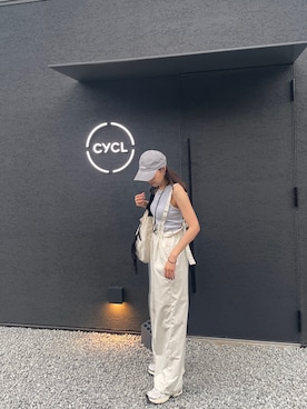 光沢ナイロンウエストギャザーサス付きパンツを使った人気ファッションコーディネート - WEAR