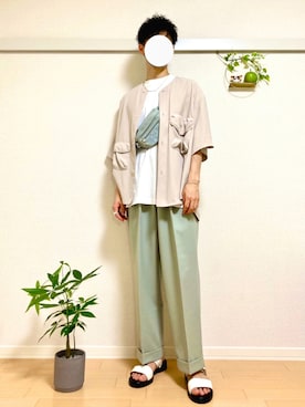 Nao-Nanさん（メンズ・171cm）の夏コーディネート