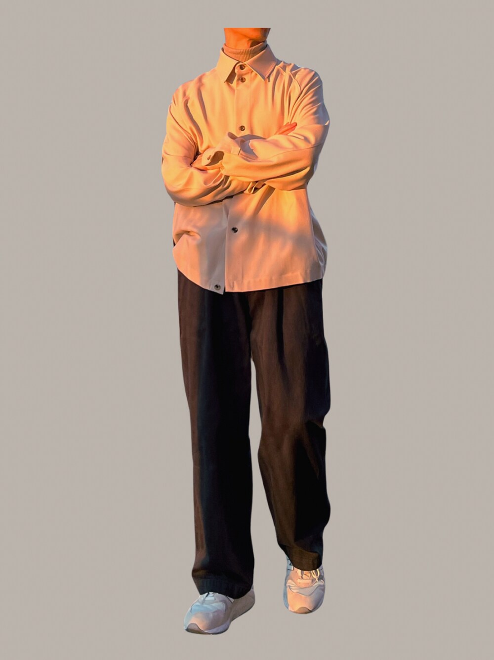 THE RERACS（ザ・リラクス）の「RERACS BAL COLLAR RAGLAN SHIRT