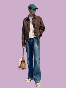 「TEN.（テン）のアイテム」を使った、Nao-Nanさん（メンズ・171cm）の春コーディネート