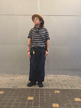 「PORTER（ポーター）のアイテム」を使った、WOOD. ASTROさん（メンズ・169cm）の夏コーディネート