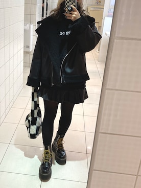 「SPINNS(スピンズ)のアイテム(パーカー)」を使った、ayaさん(レディース・155cm)の春コーディネート