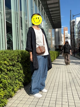 「アイテム（その他アウター）」を使った、めたれさん（レディース・167cm）の秋コーディネート