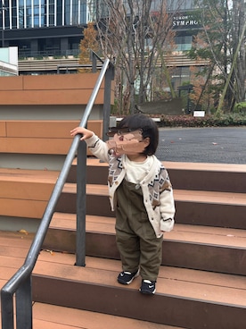 「pairmanon（ペアマノン）のアイテム」を使った、krmさん（レディース・80cm）の春コーディネート