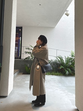 「CLANE（クラネ）のアイテム（ショルダーバッグ）」を使った、ぐらさん（レディース・152cm）の秋コーディネート