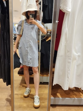 「アイテム（ハット）」を使った、giinnykさん（レディース・167cm）の夏コーディネート