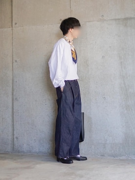 「FUDGEBOYのトラッドスタイル」｜「アイテム（財布/小物）」を使った、suzuさん（メンズ・180cm）の春コーディネート