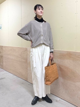 「ブルベ冬×秋カラーコーデ」｜murayamaさん（レディース・170cm）の秋コーディネート