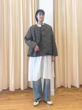 「アイテム（ワンピース/ドレス）」を使った、murayamaさん（レディース・170cm）の秋コーディネート