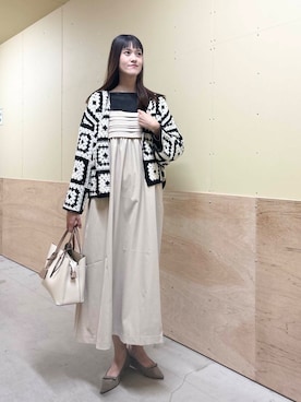 「ブルベ冬×秋カラーコーデ」｜murayamaさん（レディース・170cm）の秋コーディネート