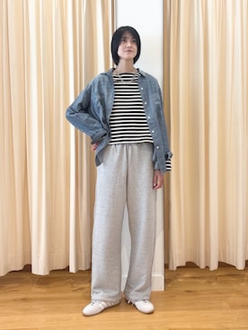 「URBAN RESEARCH DOORS（アーバンリサーチドアーズ）のシアーデニムシャツ（シャツ/ブラウス）」を使った、murayamaさん（レディース・170cm）の秋コーディネート