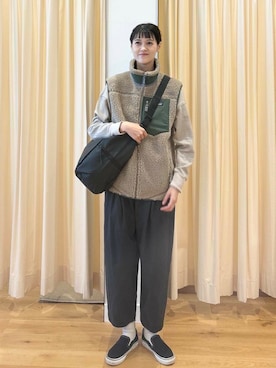 「ブルベ冬×秋カラーコーデ」｜murayamaさん（レディース・170cm）の秋コーディネート