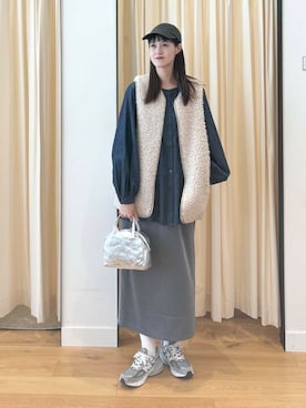 「ブルベ冬×秋カラーコーデ」｜murayamaさん（レディース・170cm）の秋コーディネート