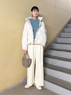 「doors」｜「アイテム（スリッポン）」を使った、murayamaさん（レディース・170cm）の冬コーディネート