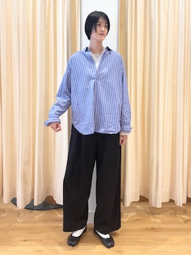 「アイテム（ネックレス）」を使った、murayamaさん（レディース・170cm）の秋コーディネート