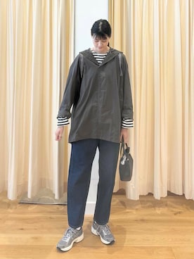 「アイテム（チュニック）」を使った、murayamaさん（レディース・170cm）の秋コーディネート