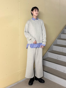 「かぐれ（カグレ）のアイテム（ニット/セーター）」を使った、murayamaさん（レディース・170cm）の秋コーディネート