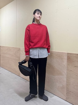 「ブルベ冬×秋カラーコーデ」｜murayamaさん（レディース・170cm）の秋コーディネート