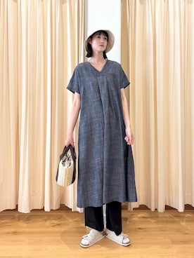 「アイテム（ワンピース/ドレス）」を使った、murayamaさん（レディース・170cm）の夏コーディネート