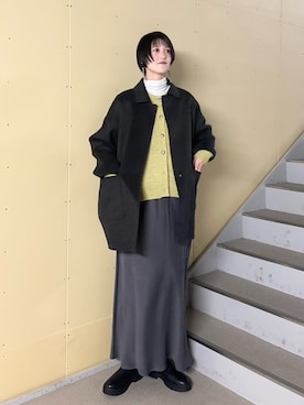 「アイテム（その他アウター）」を使った、murayamaさん（レディース・170cm）の秋コーディネート