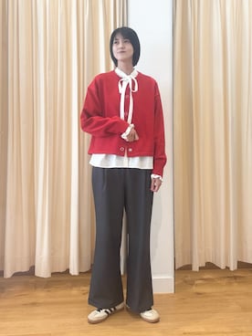 「秋のシャツ着こなし術」｜murayamaさん（レディース・170cm）の秋コーディネート
