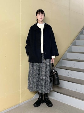 「アイテム（ヘアゴム）」を使った、murayamaさん（レディース・170cm）の秋コーディネート