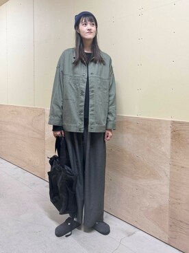 「ブルベ冬×秋カラーコーデ」｜murayamaさん（レディース・170cm）の秋コーディネート