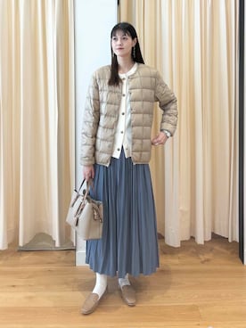 「ブルベ冬×秋カラーコーデ」｜murayamaさん（レディース・170cm）の秋コーディネート