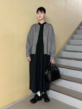 「ブルベ冬×秋カラーコーデ」｜murayamaさん（レディース・170cm）の秋コーディネート