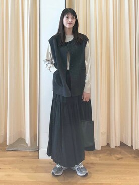 「ブルベ冬×秋カラーコーデ」｜murayamaさん（レディース・170cm）の秋コーディネート