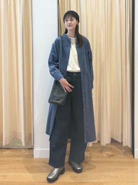 「ブルベ冬×秋カラーコーデ」｜murayamaさん（レディース・170cm）の秋コーディネート