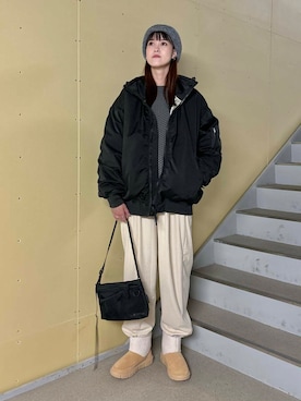 「ブルベ冬×秋カラーコーデ」｜murayamaさん（レディース・170cm）の秋コーディネート