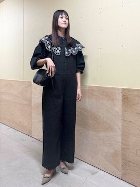 「ブルベ冬×秋カラーコーデ」｜murayamaさん（レディース・170cm）の秋コーディネート