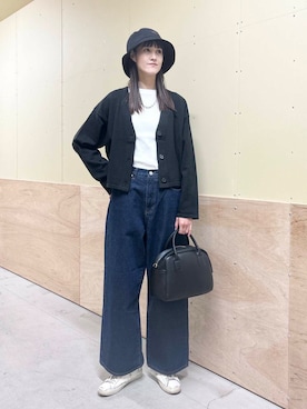 「ブルベ冬×秋カラーコーデ」｜murayamaさん（レディース・170cm）の秋コーディネート