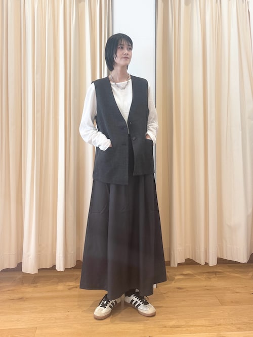 【専用】即完売　かぐれ　リネンロングガウン　ベージュ　アーバンリサーチドアーズ URBAN RESEARCH DOORS（アーバンリサーチドアーズ）の「ダブルクロス