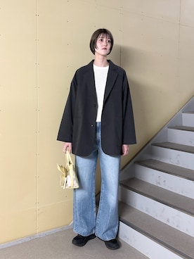 「Levi's（リーバイス）のアイテム（パンツ）」を使った、murayamaさん（レディース・170cm）の春コーディネート