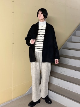 「アイテム（その他アウター）」を使った、murayamaさん（レディース・170cm）の秋コーディネート