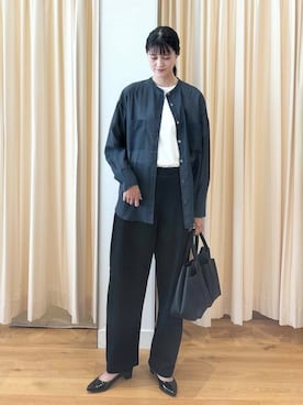 「ブルベ冬×秋カラーコーデ」｜murayamaさん（レディース・170cm）の秋コーディネート