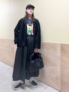 「ブルベ冬×秋カラーコーデ」｜「アイテム（バッグ）」を使った、murayamaさん（レディース・170cm）の秋コーディネート