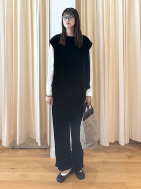 「ブルベ冬×秋カラーコーデ」｜murayamaさん（レディース・170cm）の秋コーディネート