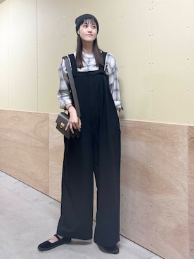 「ブルベ冬×秋カラーコーデ」｜murayamaさん（レディース・170cm）の秋コーディネート