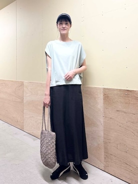 「アイテム（スカート）」を使った、murayamaさん（レディース・170cm）の夏コーディネート